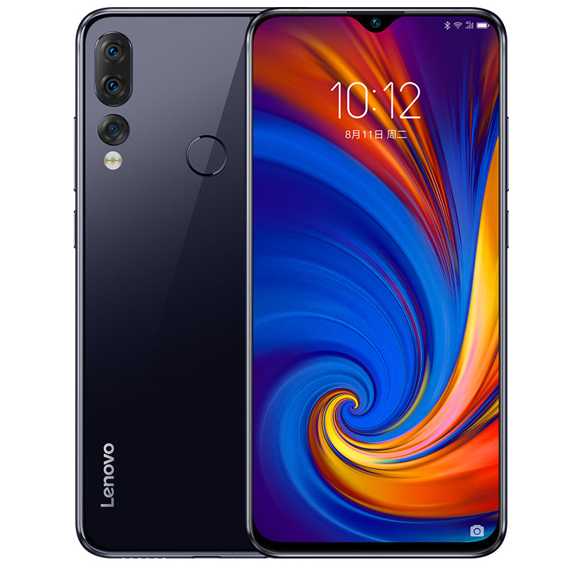 Lenovo Z5S Smartphone - 4G RAM 64G ROM, 2340X1080 Snapdragon, SDM710, Octa-core Triple Rear Camera, Face ID - Gray, US Plug