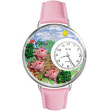 Pigs Large Whimsical Watch