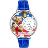 Patriotic Teddy Bear Watch (Large)