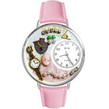 Jewelry Lover Pink Pearls Watch (Large)