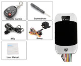 GPS Tracker with Remote Control - Support Quad-Band SIM, SMS Alerts, Real Time Tracking, Geo Fencing