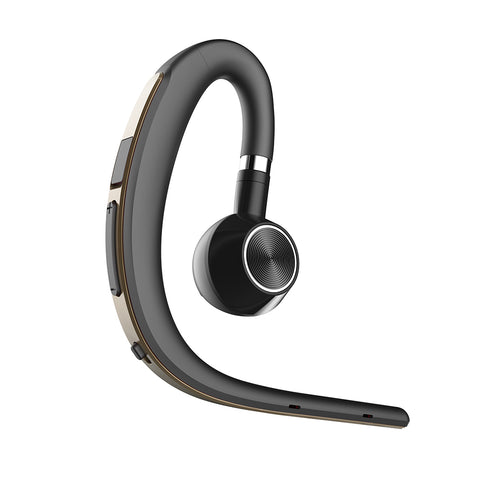 Ear-hanging Unilateral Bluetooth 4.1 Earphone Business Stereophonic Headset Noise Reduction HD Call Gold