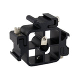 Three-head Hot Shoe Flash Stand Multi-function Flash Holder Camera Bracket Accessories Square 3 Head Hot Shoe