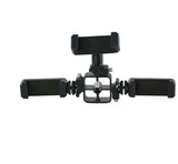 Three-head Hot Shoe Flash Stand Multi-function Flash Holder Camera Bracket Accessories Square 3 Head Hot Shoe