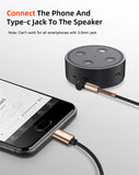 USB Type C Car AUX Audio Cable to 3.5mm Jack Female Speaker Cable For Huawei Xiaomi Samsung