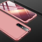 For VIVO V15pro Ultra Slim PC Back Cover Non-slip Shockproof 360 Degree Full Protective Case Rose gold