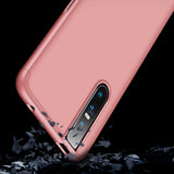 For VIVO V15pro Ultra Slim PC Back Cover Non-slip Shockproof 360 Degree Full Protective Case Rose gold