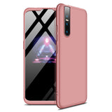 For VIVO V15pro Ultra Slim PC Back Cover Non-slip Shockproof 360 Degree Full Protective Case Rose gold