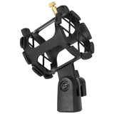 Mic Shock Mount Universal Microphone Suspension Shock Mount Condenser Holder Studio Sound Recording Stand black