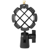 Mic Shock Mount Universal Microphone Suspension Shock Mount Condenser Holder Studio Sound Recording Stand black