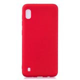 For Samsung A10 Lovely Candy Color Matte TPU Anti-scratch Non-slip Protective Cover Back Case Navy