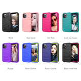 6.1"" Shockproof Soft Silicone Case for iPhone 12 iPhone 12 Pro360 Silicone Protect Cover black