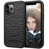 6.1"" Shockproof Soft Silicone Case for iPhone 12 iPhone 12 Pro360 Silicone Protect Cover black