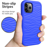 6.1"" Shockproof Soft Silicone Case for iPhone 12 iPhone 12 Pro360 Silicone Protect Cover purple