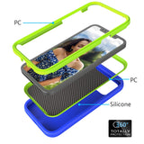 6.1"" Shockproof Soft Silicone Case for iPhone 12 iPhone 12 Pro360 Silicone Protect Cover black