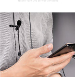 Professional Lapel Microphone for iphone Android Mobile Phone Collar-clip Microphone Apple interface