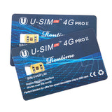 U-SIM4G Pro II Unlock SIM Card Nano-SIM Compatible for iOS 12 iPhone XS Max As shown