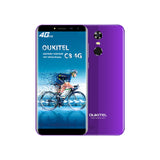 OUKITEL C8 Smart Phone - 5.5 Inch, MT6737, Android 7.0, 4G, Purple