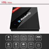 H96 Max Android TV Box - 4K Support, Bluetooth 4.0, WiFi, Google Play, Hexa-Core CPU, 4GB RAM, 3D Media Support