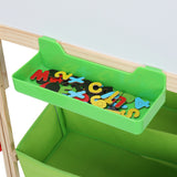 Children's Lift able Easel with Top Shaft and Non-Woven Storage HB-D126S