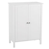 Double Doors Bathroom Cabinet White