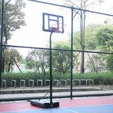 Basketball Hoop PVC Transparent Backboard with Adjustable Height 7ft - 8.5ft