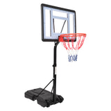 HY-B064S Portable Movable Swimming Pool PVC Transparent Backboard Basketball Stand (Basket Adjustment Height 1.15m-1.35m) Maximum Applicable For 7 # Ball