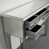 Illusions Collection Mirrored Entryway Console