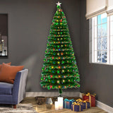 7.5FT Fiber Optic Christmas Tree with 260 LED Lamps & 260 Branches **