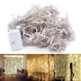 3M x 3M 300-LED Warm White Light Romantic Christmas Wedding Outdoor Decoration Curtain String Light **