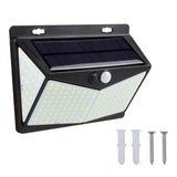 208 LED Solar Power Light PIR Motion Sensor Security Outdoor Garden Wall Lamp US **