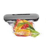 Zokop V69 Portable Food Vacuum Sealer Machine for Food Saver Storage with Magnets and 10 Bags Silver Gray *