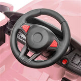 12V Kids Ride On Car 2.4GHZ Remote Control LED Lights Pink