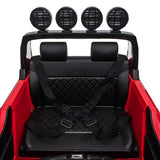 Kids Ride On 12V Car SUV/Jeep MP3 player 2.4GHZ Remote Control with colorful LED Lights - Red **