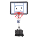 HY-B064S Portable Movable Swimming Pool PVC Transparent Backboard Basketball Stand (Basket Adjustment Height 1.15m-1.35m) Maximum Applicable For 7 # Ball