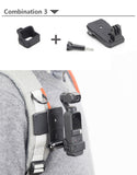 For Osmo Pocket Mount Tripod Backpack Clip for DJI OSMO Pocket Accessories  fixed clip