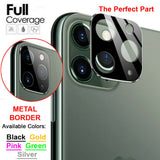 Phone Screen Film For iPhone 11/11 Pro/11 Pro Max Full Cover Tempered Glass Camera Lens Screen Protector Gold