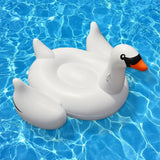 Inflatable Lake River Water Float Giant Swan Ride-On Raft for Swimming Pool