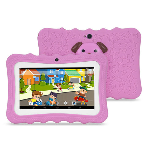 Kawbrown KB-07Tab 7 Inch Android Tablet with Protective Case 512MB RAM 4GB  Pink_512MB+8GB