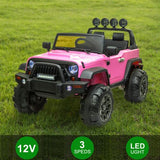 12V Kids Ride On Car SUV MP3 2.4GHZ Remote Control LED Lights Pink **