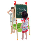 Children's Lift able Easel with Top Shaft and Non-Woven Storage HB-D126S