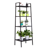 Widen 4 Tiers Bookshelf Black