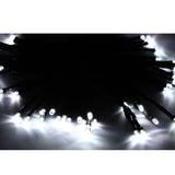 50LED Solar Powered White String Light Xmas Garden Deco **