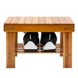 Children Bench Stool Bamboo Wood Color