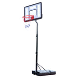 Basketball Hoop PVC Transparent Backboard with Adjustable Height 7ft - 8.5ft