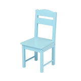 Children's Wooden Table And Chair Set Colorful (One Table With Four Chairs)