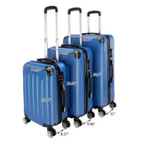 3-in-1 Portable ABS Trolley Case 20" / 24" / 28"