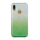 for HUAWEI P20 LITE/P30 LITE/P40 LITE/Nova6SE/Nova 7i Phone Case Gradient Color Glitter Powder Phone Cover with Airbag Bracket blue