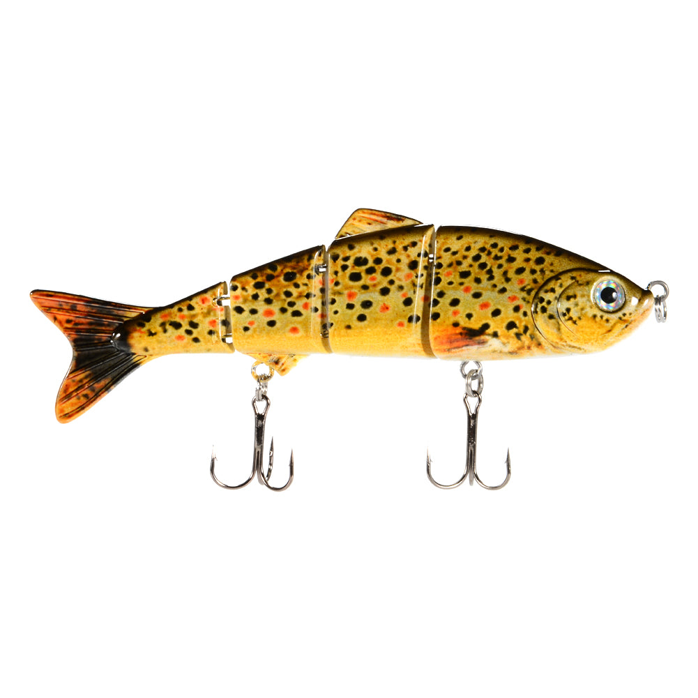 Fishing Lure 4 Sections Swimbait Bait Tackle 1P7MY