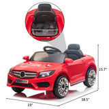 12V Kids Ride On Car 2.4GHZ Remote Control LED Lights Red